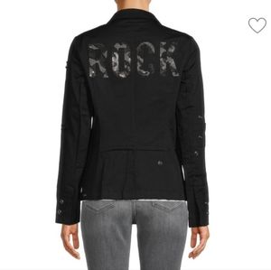 NWT Zadig & Voltaire Virginia Rock Jacket
